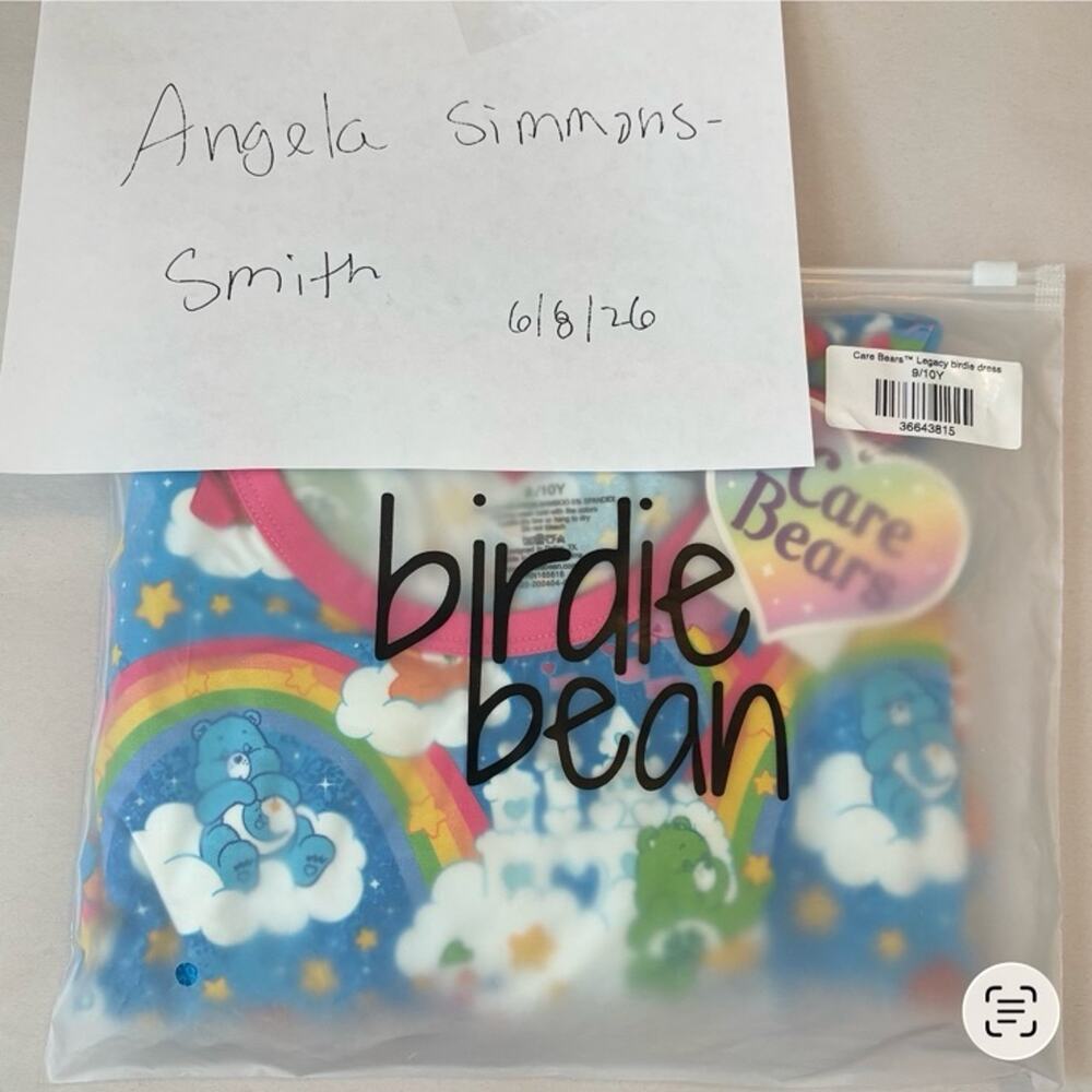 Birdie Bean Care Bears Legacy Birdie Dress size 9/10
NWT